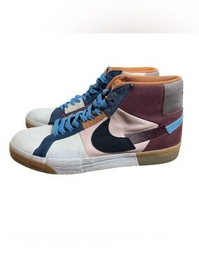 Nike SB Zoom Blazer Mid Premium Sneaker Mosaic Pack Men's Size 13 high tops